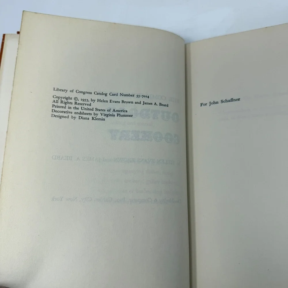 The Complete Book of Outdoor Cookery 1955 James Beard Helen Evans Brown 1st Ed